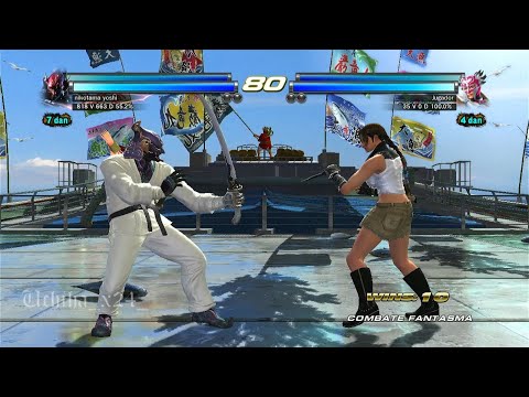 35 Julia (Jaycee) y Michelle vs Yoshimitsu y Kunimitsu - Tekken Tag 2 ( Uchiha x24 ) Gameplay PS3