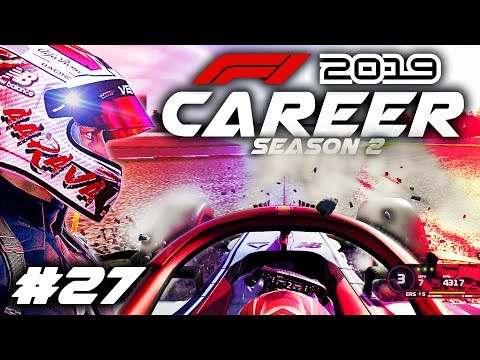 F1 2019 CAREER MODE Part 27: WHAT WAS HE DOING! NOT THE START WE WANTED!