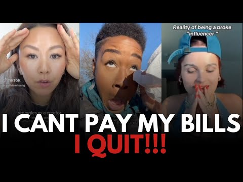 Social Media Influencers Are Going BROKE And QUITTING To Go Back To Their 9 to 5 Jobs