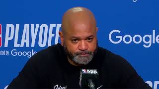 JB Bickerstaff PostGame Interview / Detroit Pistons vs Cleveland Cavaliers
