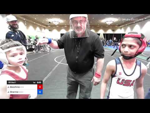 53 Lbs Rr Rnd 1 - Jaxton Bocchino, New Jersey Vs Jaisen Sharma, Warhawks Wrestling D011