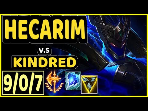 KREOX (HECARIM) vs KINDRED - 9/0/7 KDA JUNGLE GAMEPLAY - EUW Ranked MASTER