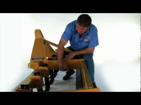 Tractor 3-Point Xtreme Duty Box Blade for Landscaping and Grading