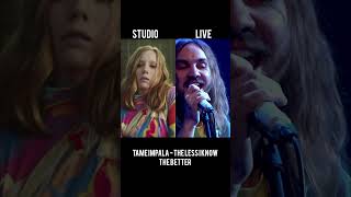 Tame Impala The less i know the better Studio version vs live performance