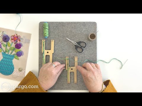 Creative Stems using the Loome Robot with Sue Spargo