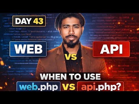 Laravel Web vs API Routes Explained | Day 43