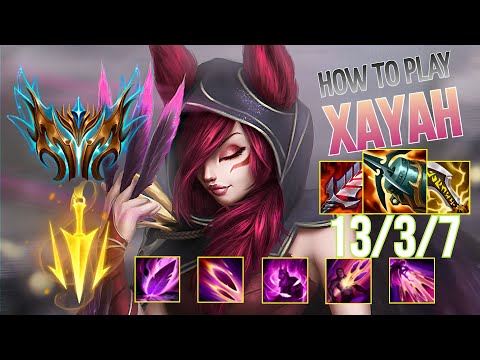 TOP 1 CHALLENGER Guides How to Play Xayah ADC & Carry + Best Build/Runes Season 12