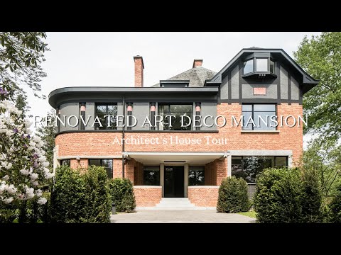 PROJECT TOUR: Inside an Architect's Family Home | A Renovated Art Deco Mansion