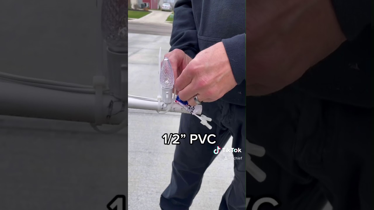 How to Hang PVC Holiday Lightning!