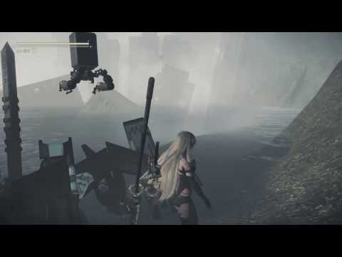 NieR: Automata - A2 finds 2B's flight unit