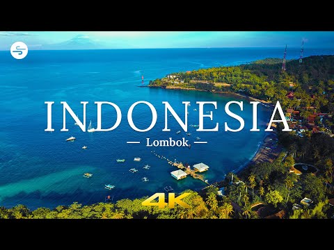 [4K UHD] Lombok, INDONESIA🇮🇩 Ambient Drone Film + Dreamy Ambient Music for Relax