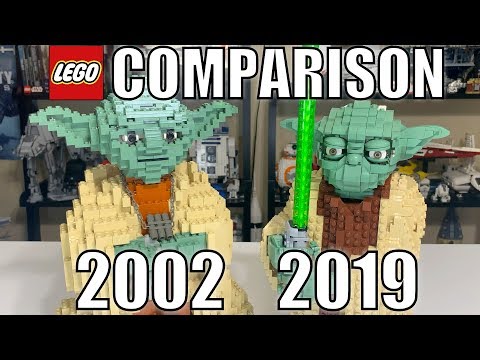 LEGO Star Wars UCS Yoda Comparison! (7194 vs 75255 | 2002 vs 2019)
