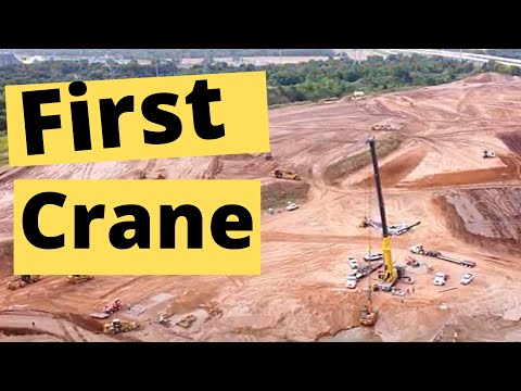 Tesla Giga Texas Defines Phase 1 and Brings The 1st Crane