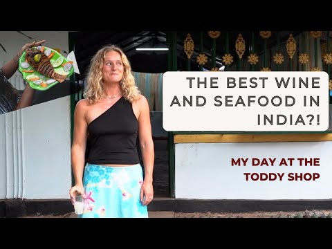 Trying palm wine and spicy food at the "Toddy shop"! | Exploring Kerala