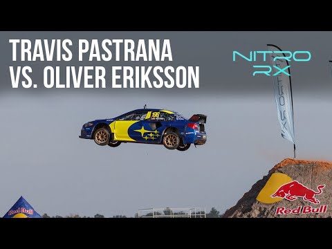 Travis Pastrana vs. Oliver Eriksson | Nitro Rallycross Battle Bracket Round 5 Day 1