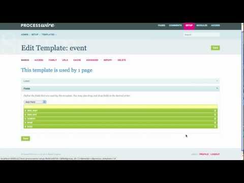 ProcessWire Template Context