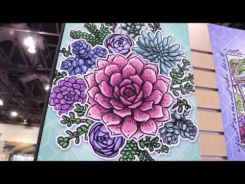 Art Impressions | Succulents Stamp and Die Set | Creativation 2019