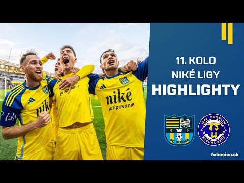FC Košice - MFK Zemplín Michalovce 3:2 11. kolo Niké liga