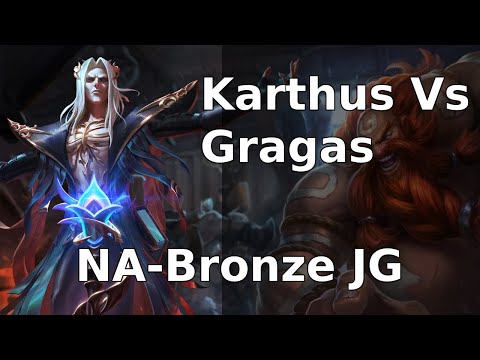 Karthus Vs Gragas - NA Bronze Jungle #leagueoflegends #riotgames #karthus #jungler #gragas  #gaming