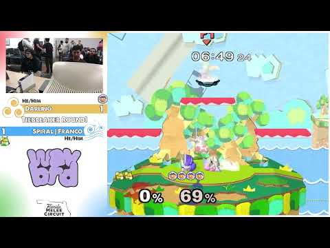 Florida Melee Circuit Finals - Darling (Ice Climbers) Vs Franco (Fox) - Pools