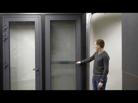 Office aluminum door