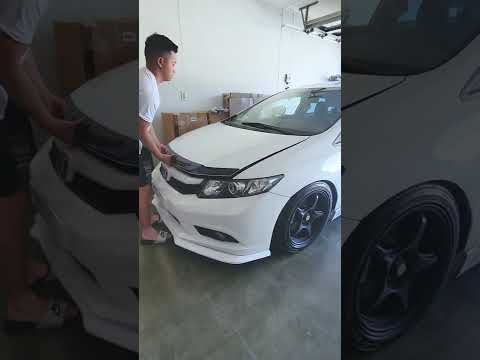 Sard Hood Dampers installed on my 9th Gen Civic Si