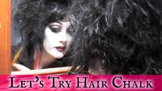 Let's Try Hair Chalk! (On Black Hair) | Black Friday