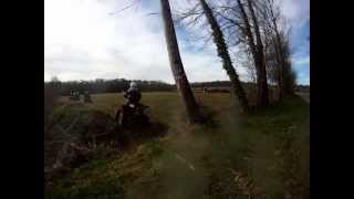 preview picture of video 'rando quad louvigny 10.03.2013 3eme partie.'