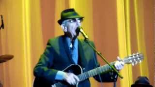 Leonard Cohen - Heart With No Companion - Helsinki, Finland - 02092012