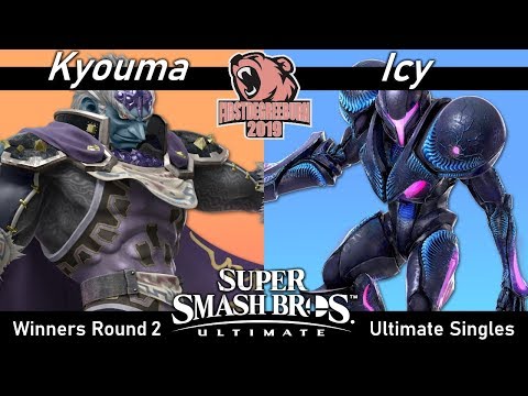 FirstDegreeBurn 2019 - Kyouma (Ganon) vs Icy (D!Samus) Winners Round 2 | SSBU