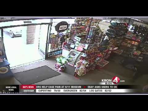 Dramatic Video Shows Armed Robbery at San Jose Liquor Store