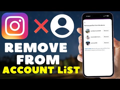 How To Remove Accounts From Instagram Account List! (2026)