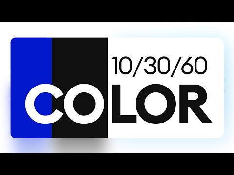 60-30-10 Colors - Design Masterclass