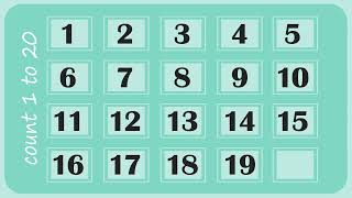 Numbers 1 to 20 | One Two Three Four | Count from 1 to 20 #one #two #numbers1to20 #onetwothree