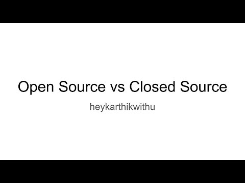 Open Source vs Closed Source