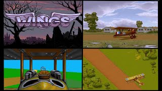 Review of a classic game for Commodore Amiga:  Wings