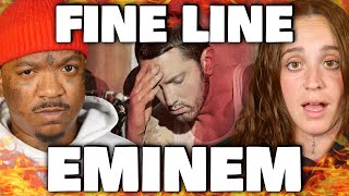 THIS WAS DEEP! | Eminem - &quot;FINE LINE&quot; | Reaction