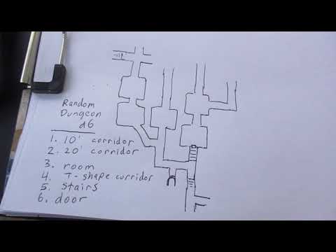 How To Roll a d6 Randomly Generated Dungeon