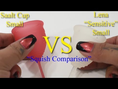 Saalt vs Lena Sensitive Sm "Squish" - Menstrual Cups