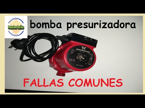 COMO reparar presurizadora de agua, fallas comunes----rowa, lufqtoff, grumdfos, motomel, pluvius---
