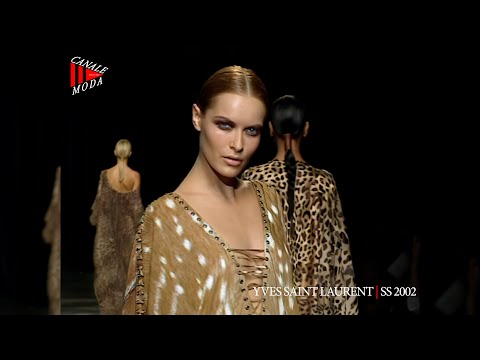 YVES SAINT LAURENT Spring Summer 2002 Paris 4K - Canale Moda
