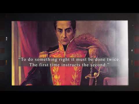 Military and Political Leader Simón Bolívar Legendary Quote on something right