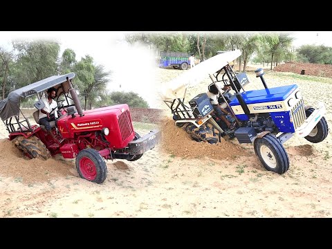 Swaraj 744 FE vs Mahindra 585 Di Testing the Gear Capacity