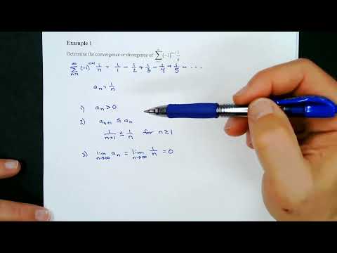 The Alternating Series Test