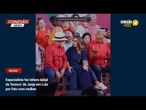 Vídeo: Especialista faz leitura labial da ‘bronca’ de Janja em Lula por foto com mulher.