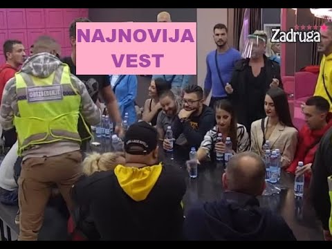 OPŠTA POMETNjA - HAOS I LOM na SVE STRANE - OBEZBEĐENjE NE IZLAZI iz Bele kuće #zadruga #zadrugainfo