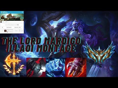 Challenger illaoi Montage | highlights 5 | the lord mardigo Rank one illaoi world
