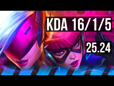 KATARINA vs IRELIA (MID) | 16/1/5 | KR Diamond | 25.24