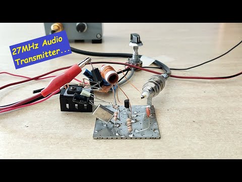 27MHz AM Audio Transmitter