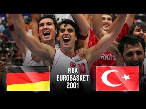 Germany 🇩🇪 v Turkey 🇹🇷 - Classic Full Games | FIBA EuroBasket 2001